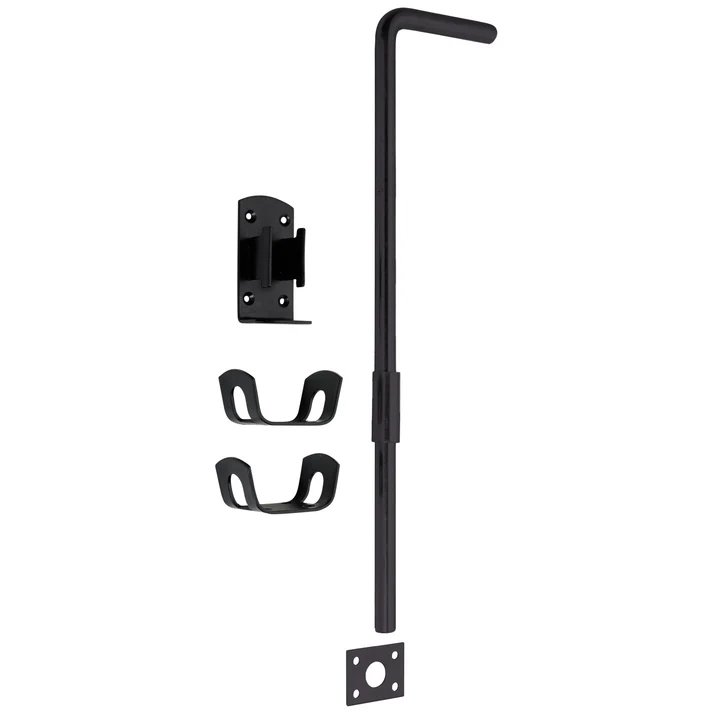 Perry 450mm 18" No.260 Garage Door/Gate Drop Bolts Black